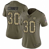 Women Nike Steelers 30 James Conner Olive Camo Salute To Service Limited Jersey Dzhi,baseball caps,new era cap wholesale,wholesale hats